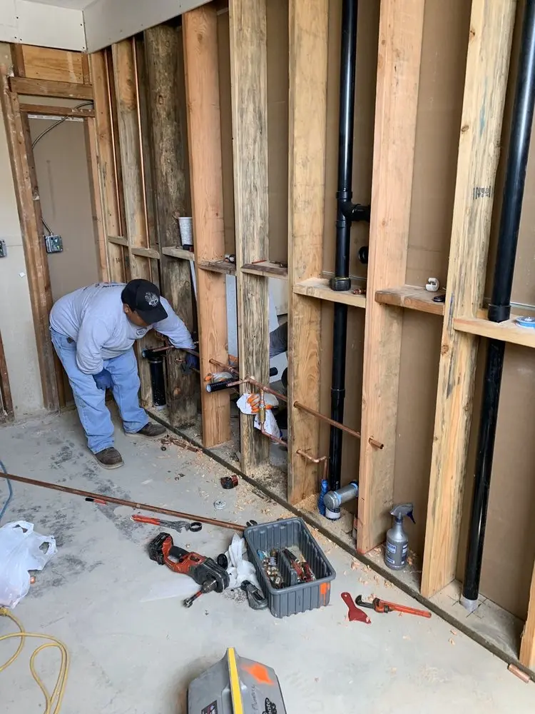 Commercial rough-in plumbing for Gas Line Repair in Twin Creek